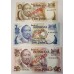 BOTSWANA 1979 . ONE 1 - TWENTY 20 PULA BANKNOTES . SPECIMEN 